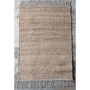Rye natura sjakk jute 70x200 cm
